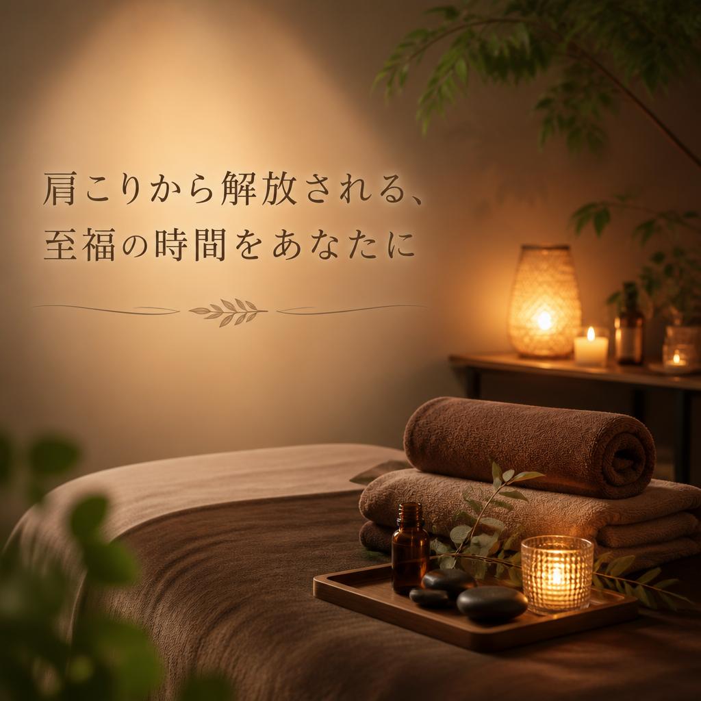 肩こりから解放される、至福の時間をあなたに