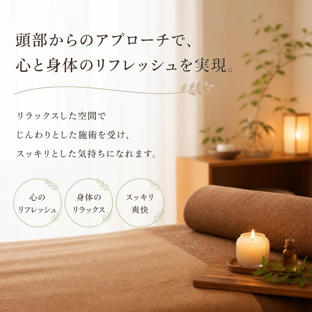 特別なドライヘッドスパ体験