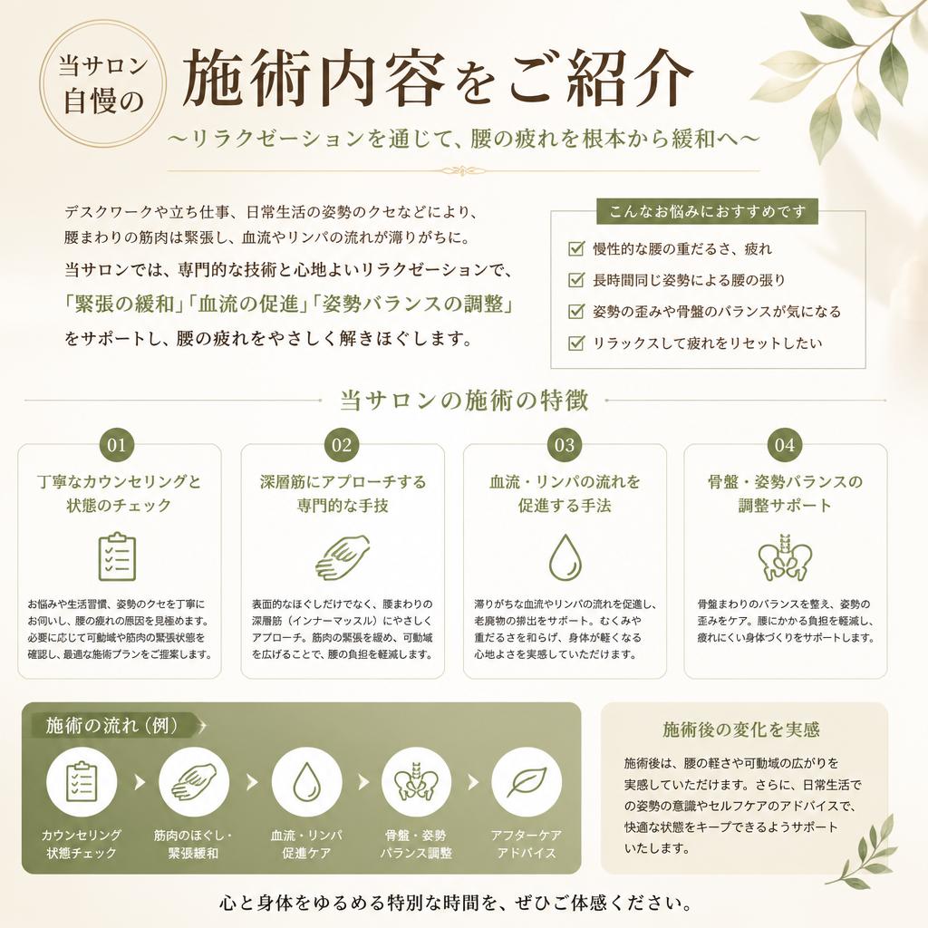 専門的な技術でしっかりケア