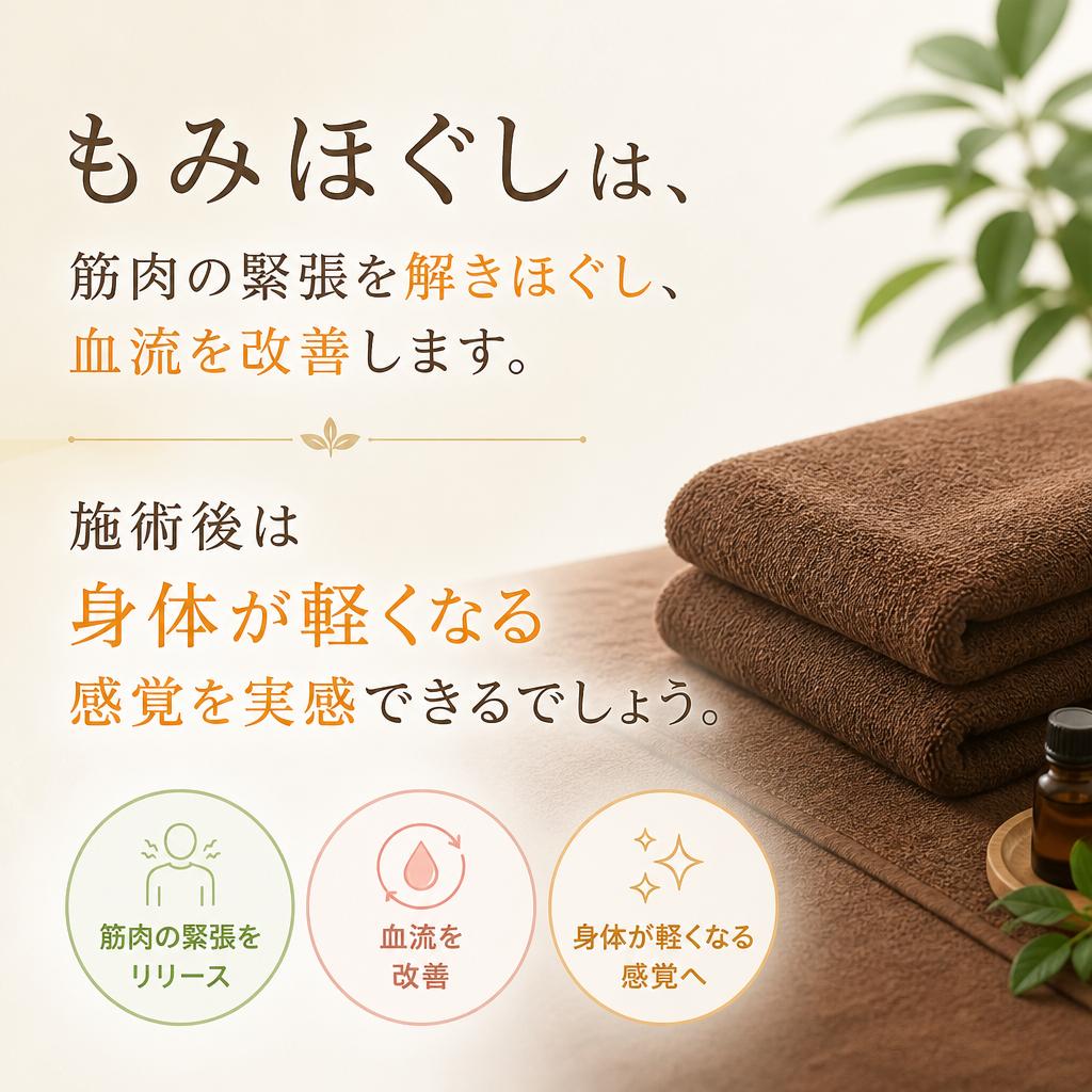 もみほぐしの効果