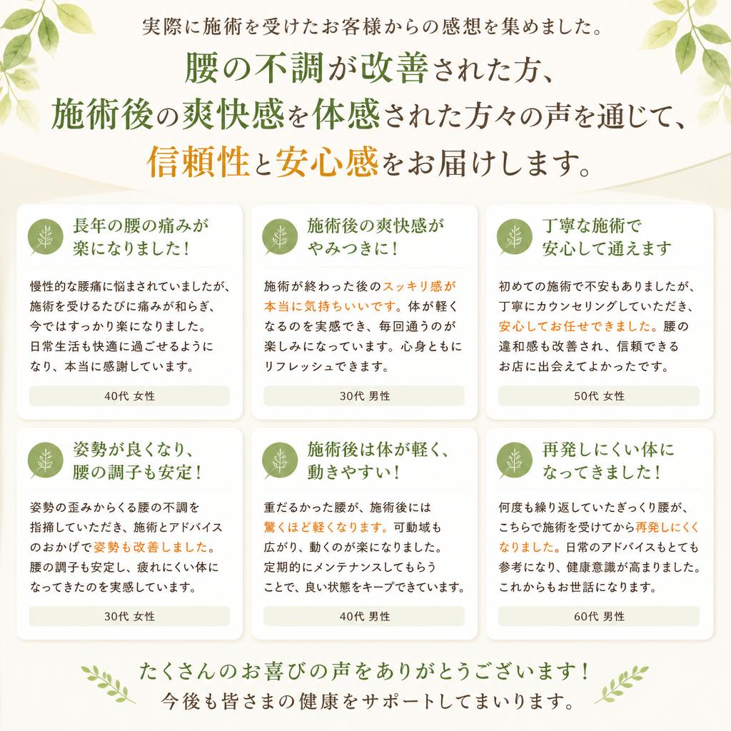 お客様の声