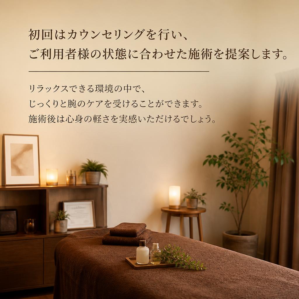施術の流れと体験