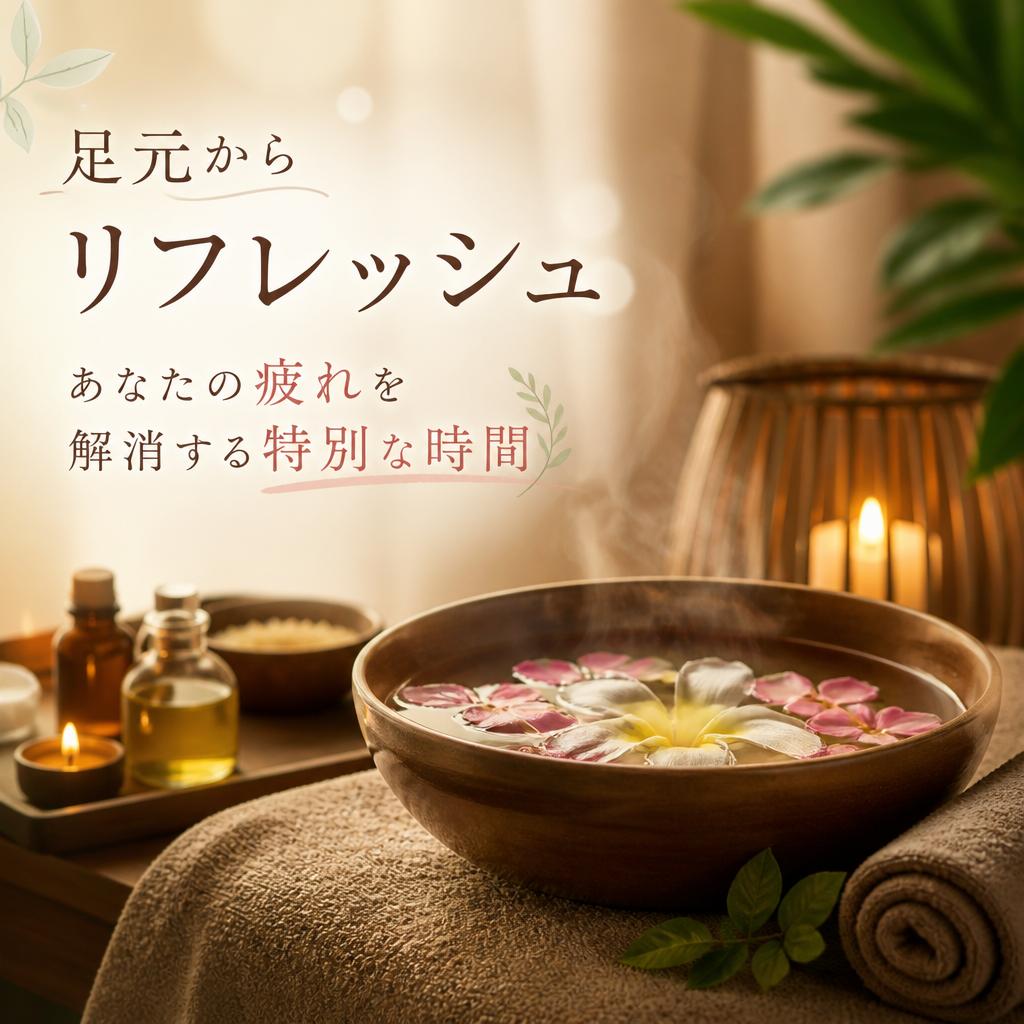 足元からリフレッシュ、あなたの疲れを解消する特別な時間