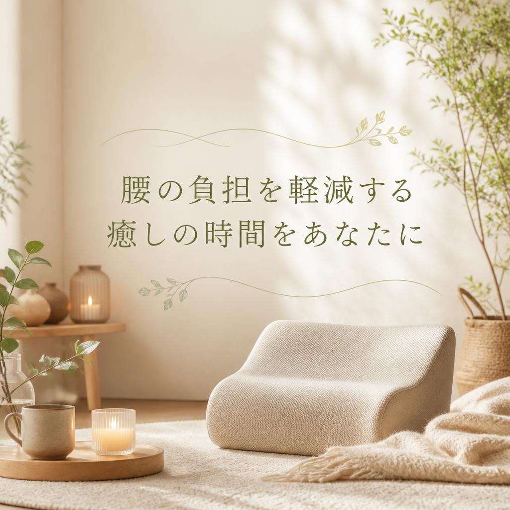 腰の負担を軽減する癒しの時間をあなたに