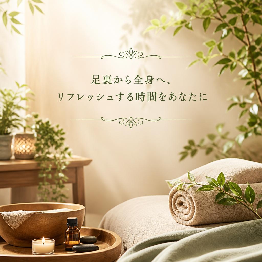 足裏から全身へ、リフレッシュする時間をあなたに