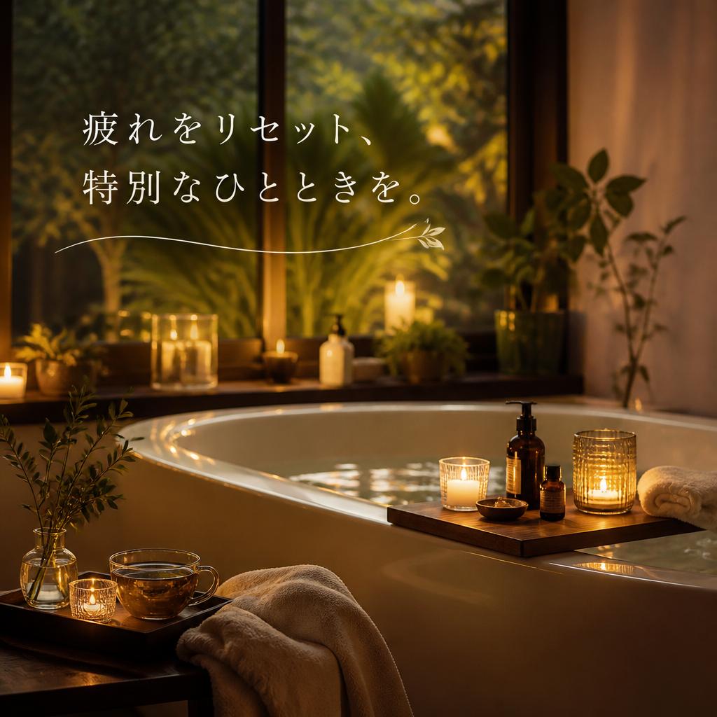 疲れをリセット、特別なひとときを。