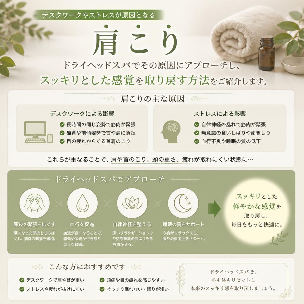 肩こりの原因と解消法