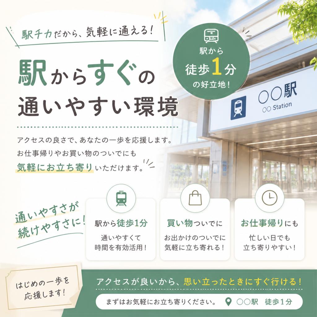 藤沢駅から徒歩30秒のアクセス