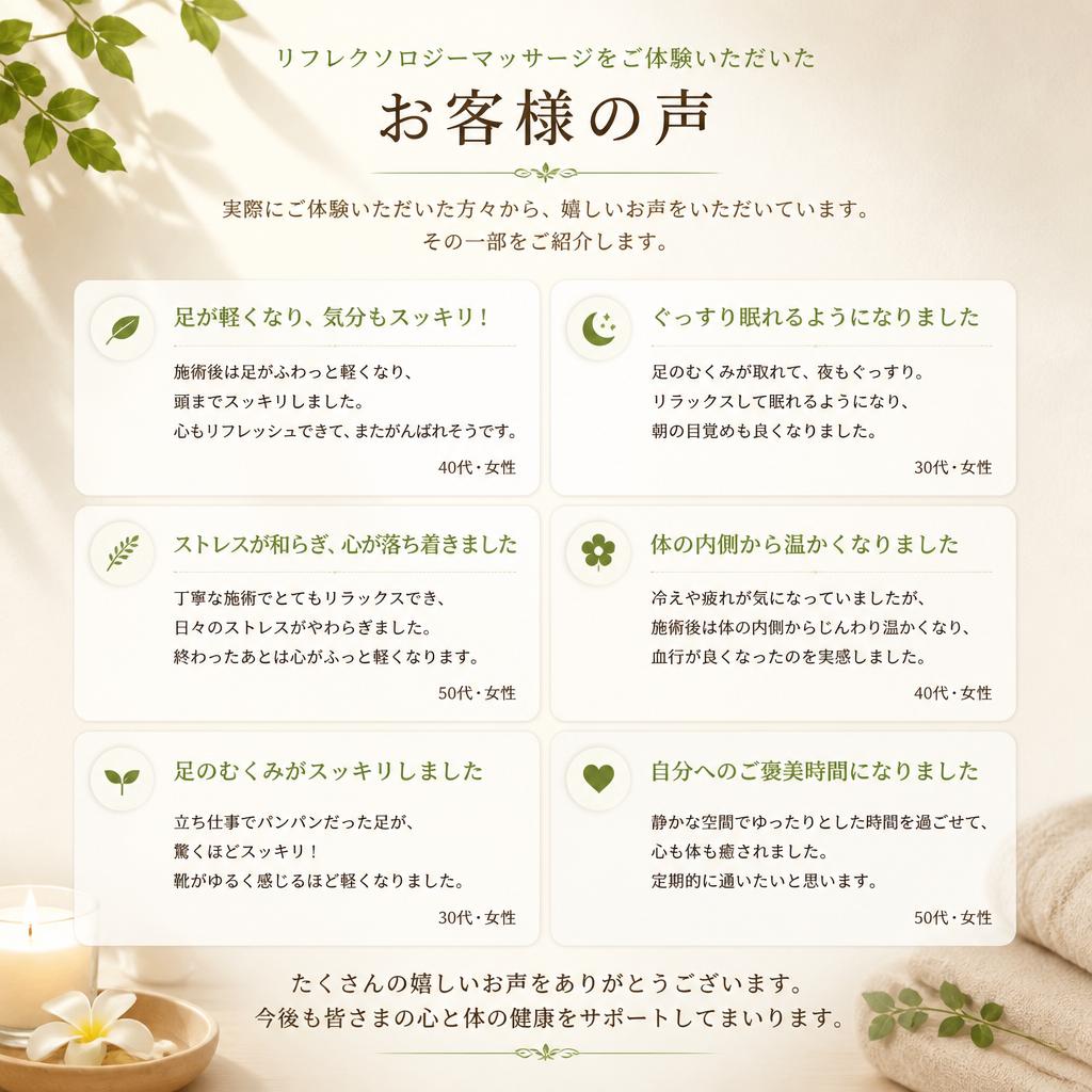 お客様の声