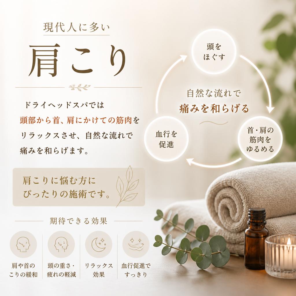 肩こり解消への効果