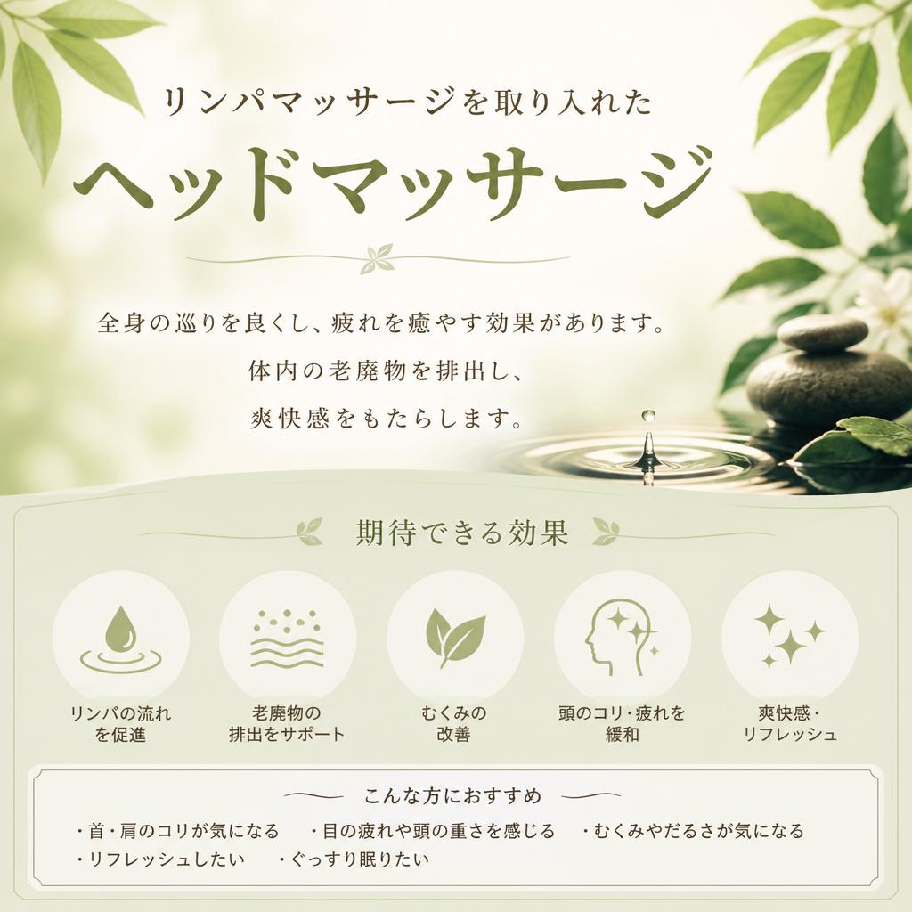 リンパの流れを整える魅力