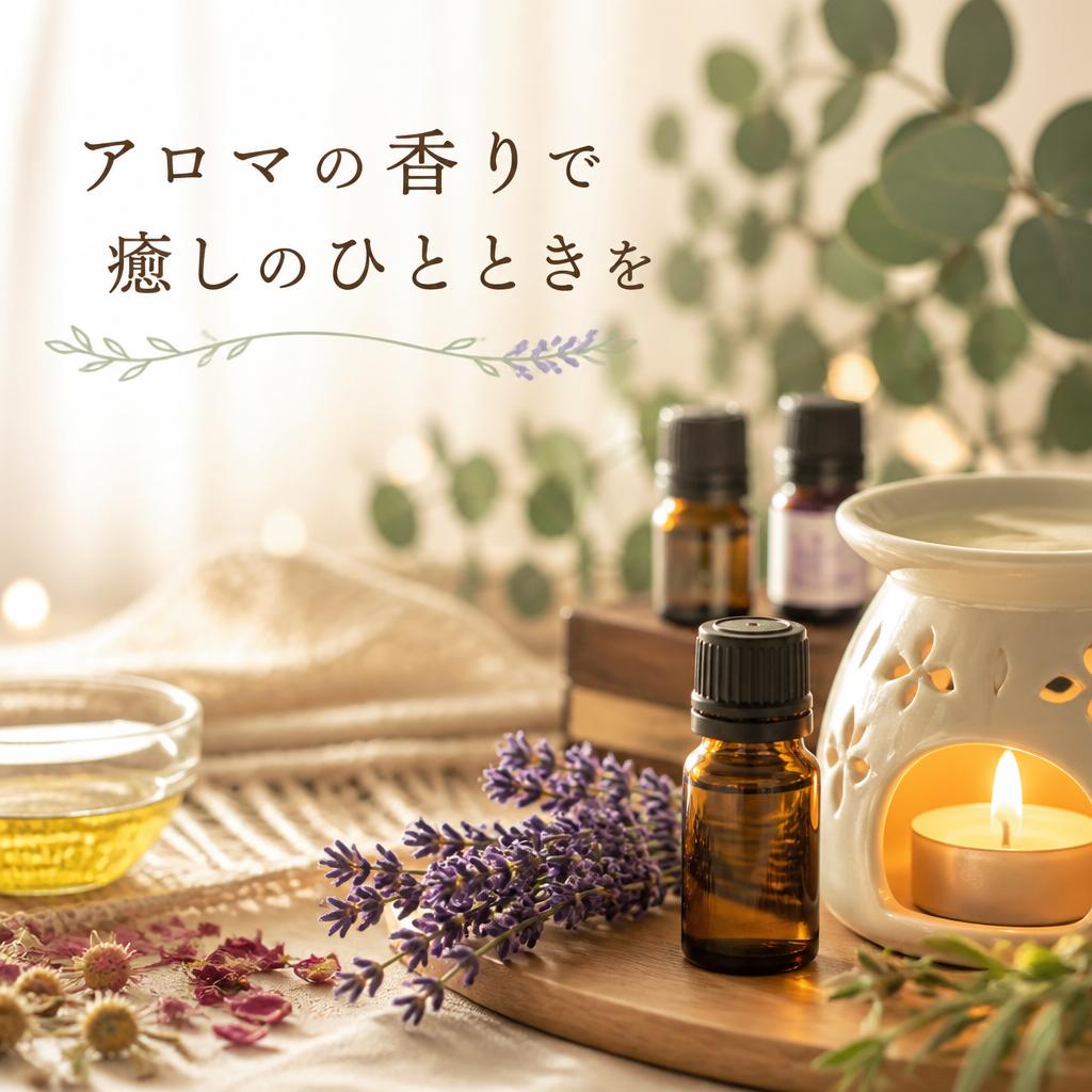 アロマの香りで癒しのひとときを