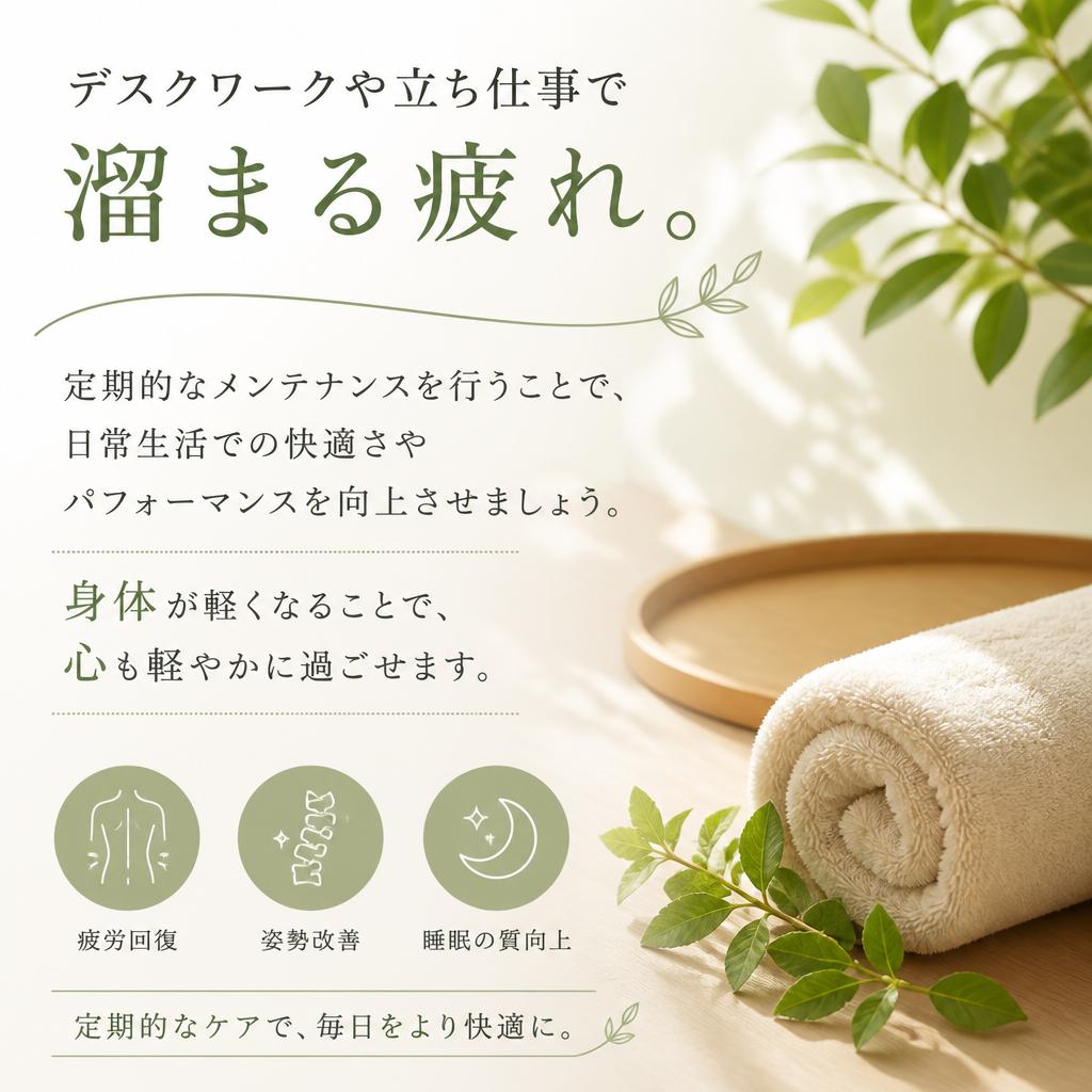 日常生活を快適にするメンテナンスの重要性